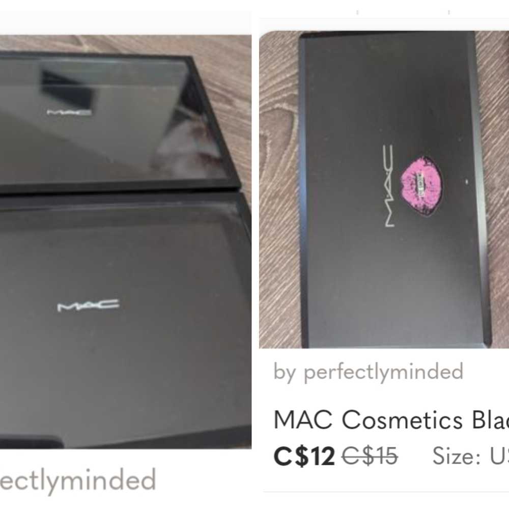 MAC Cosmetics Sleek Black Eyeshadow Large Palette X3 Bundle